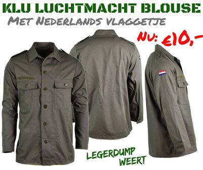 KLU Luchtmacht blouse 