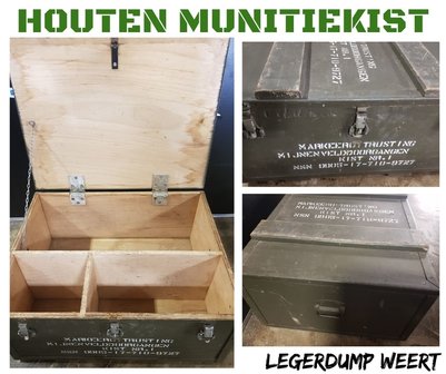 Houten munitiekist