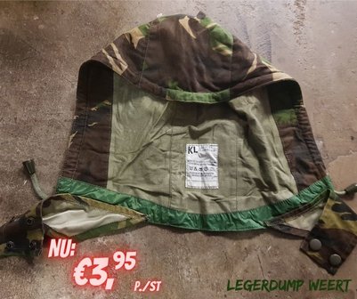 Losse capuchon voor de parka 