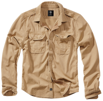 Brandit Vintage Shirt longsleeve- Camel&nbsp;