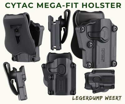 Cytac Mega-Fit universeel holster