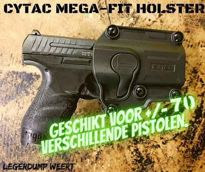 Cytac Mega-Fit universeel holster