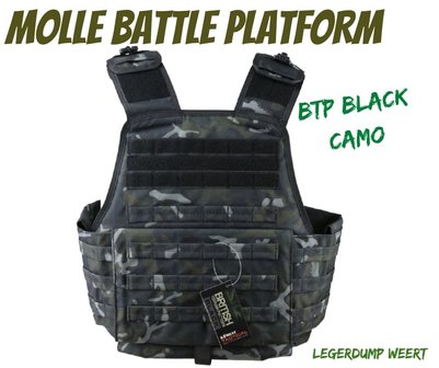 PLATE CARRIER - BTP BLACK CAMO