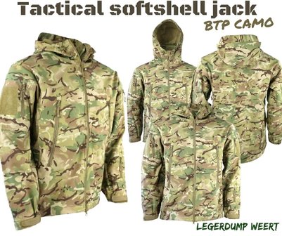 Tactical Soft Shell Jack BTP CAMO&nbsp;