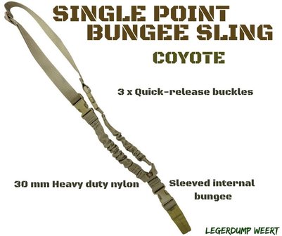 Single Point Bungee Sling  Coyote