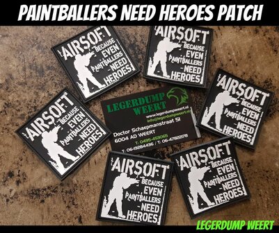 Paintballers Need Heroes Patch