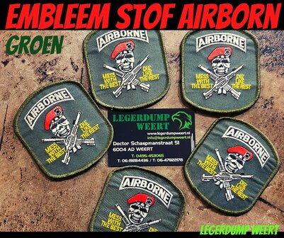 Embleem stof airborne