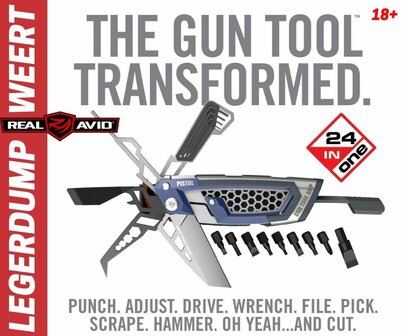 GUN TOOL AMP&reg; &ndash; PISTOL real avid 