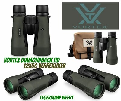 Vortex Diamondback HD 12x50 Verrekijker