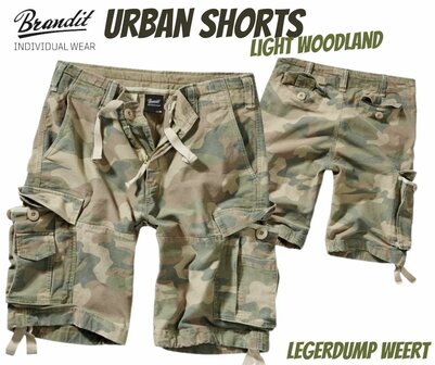 camo korte broek 