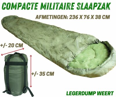 compacte slaapzak 