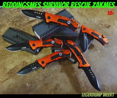 Reddingsmes Survivor Rescue zakmes 