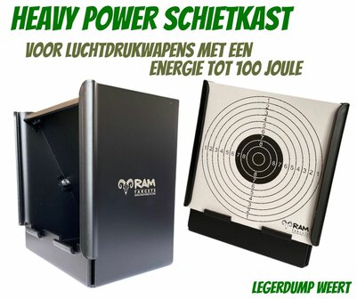 Heavy Power Schietkast tot 100 Joules 