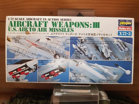 Hasegawa 1/72&nbsp;&nbsp;Aircraft Weapons: III US Air to Air Missiles