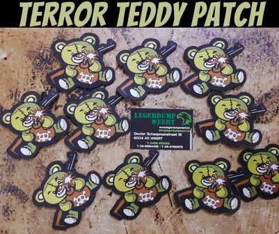 terror teddy patch 