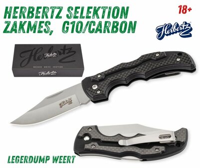 Herbertz Selektion Zakmes, G10/Carbon