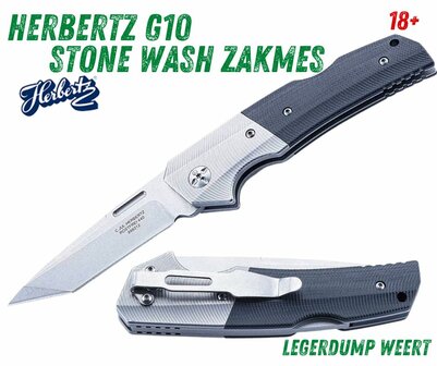 Herbertz&nbsp;G10&nbsp;Stone Wash​​​​​​​ Zakmes