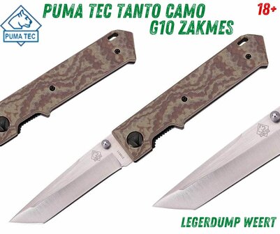 Puma Tec Tanto Camo G10 Zakmes