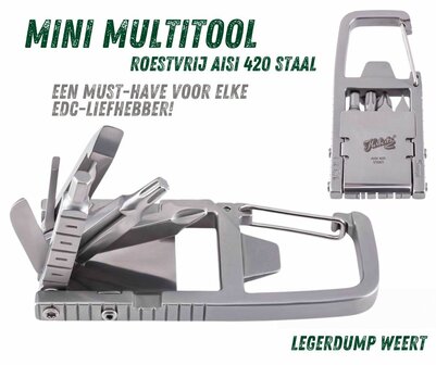 Herbertz RVS Mini&nbsp;Multitool