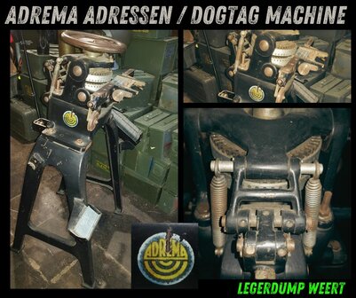 ADREMA ADRESSEN / DOGTAG MACHINE