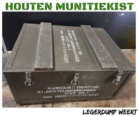 Houten munitiekist