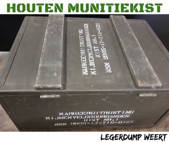 Houten munitiekist