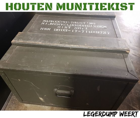 Houten munitiekist