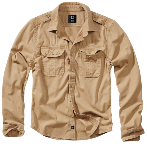 Brandit Vintage Shirt longsleeve- Camel 