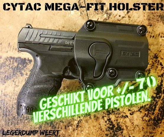 Cytac Mega-Fit universeel holster