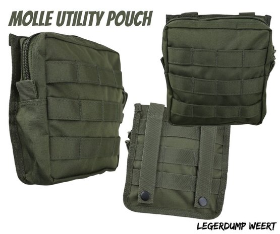 MOLLE Pouch OLIVE - medium