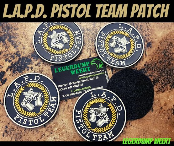  L.A.P.D. Pistol Team Patch 