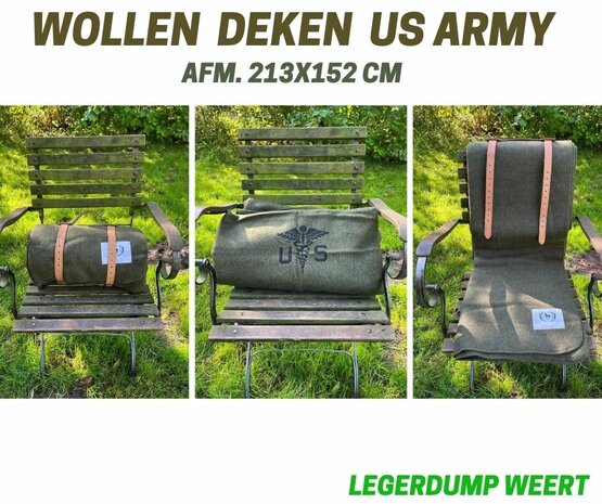 Wollen Deken - U.S. Army Green