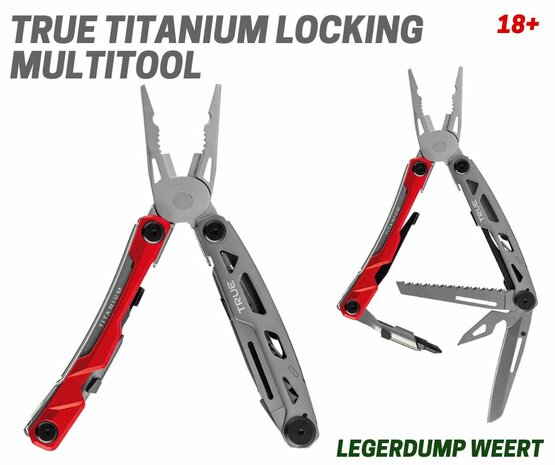 True Titanium Locking Multitool 