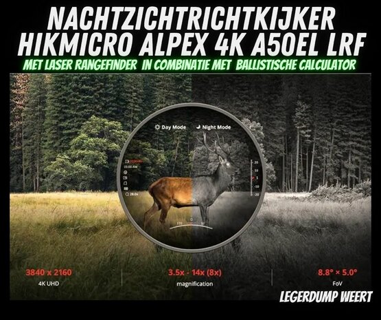 HikMicro Alpex 4K A50EL LRF