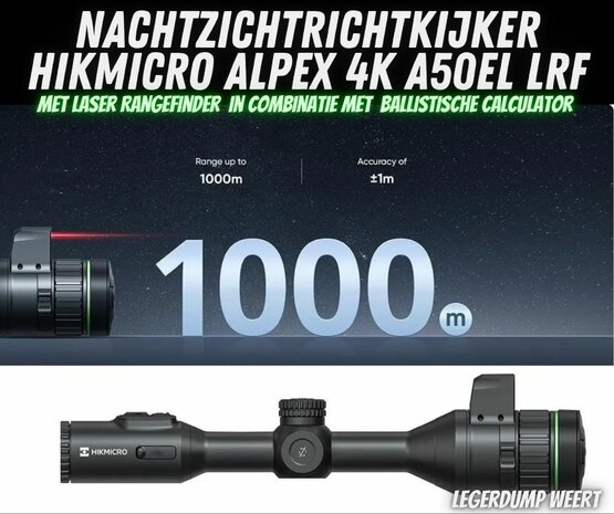 HikMicro Alpex 4K A50EL LRF