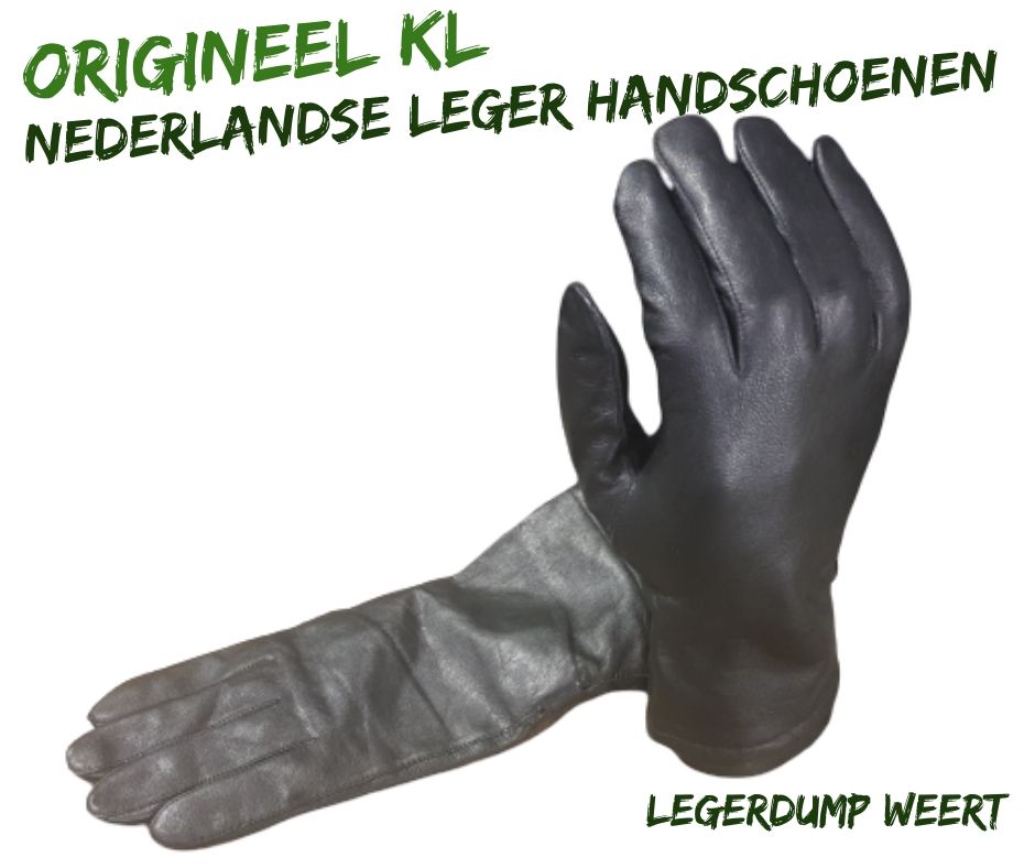 kopiëren Zeker Mijnwerker KL Nederlandse leger lederen handschoenen -Maat 9 - Antris.nu