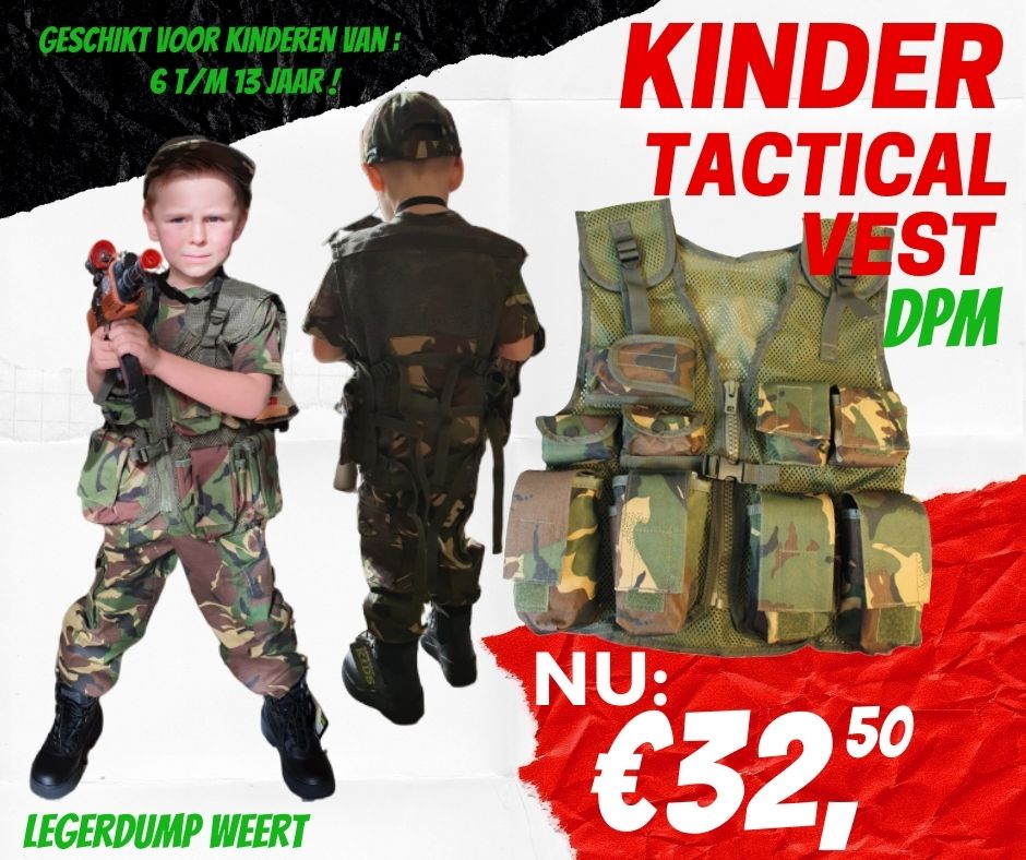 Suradam geweld Roestig Kinder tactical vest - Antris.nu