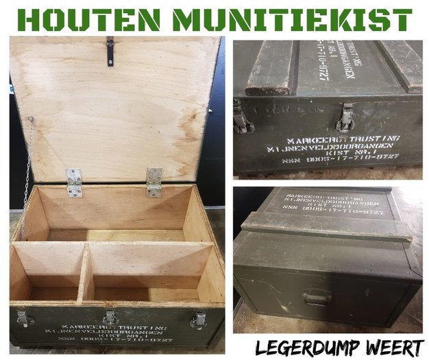 Houten munitiekist Antris.nu